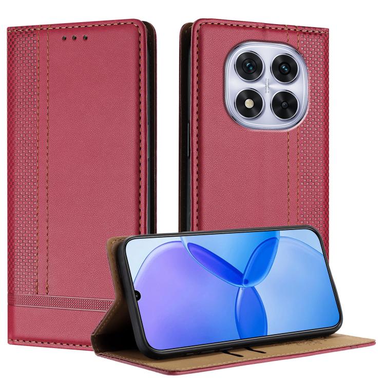 Stitching Design Scratch-Resistant Vegan Leather Phone Case, For Redmi 15 5G Global/15 4G SEA 169.5mm, For Redmi 15 5G / 4G EU 171mm, For Redmi 15C 5G / 4G Global 171, For Redmi A5 4G 173.3mm, For Redmi A5 4G 171.7mm / Poco C71                         ...