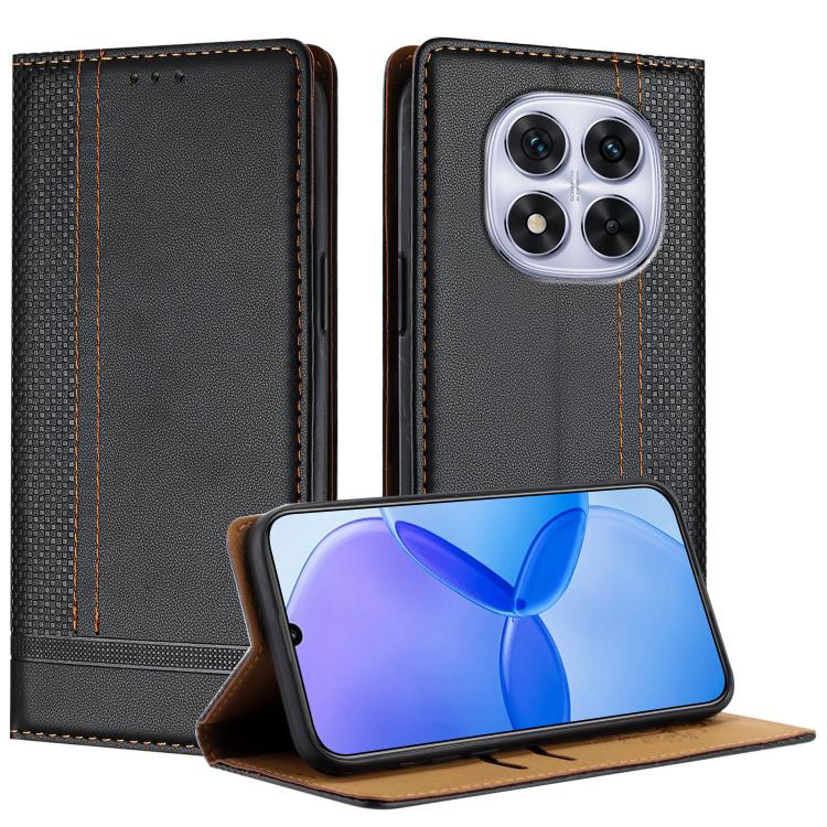 Stitching Design Scratch-Resistant Vegan Leather Phone Case, For Redmi 15 5G Global/15 4G SEA 169.5mm, For Redmi 15 5G / 4G EU 171mm, For Redmi 15C 5G / 4G Global 171, For Redmi A5 4G 173.3mm, For Redmi A5 4G 171.7mm / Poco C71                         ...