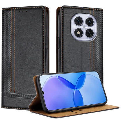 Stitching Design Scratch-Resistant Vegan Leather Phone Case, For Redmi 15 5G Global/15 4G SEA 169.5mm, For Redmi 15 5G / 4G EU 171mm, For Redmi 15C 5G / 4G Global 171, For Redmi A5 4G 173.3mm, For Redmi A5 4G 171.7mm / Poco C71                         ...