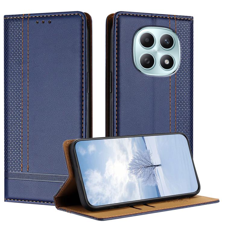 Stitching Design Scratch-Resistant Vegan Leather Phone Case, For Redmi K90 Max 5G, For Redmi 15a 5G, For Redmi A7 Pro 4G 171mm, For Redmi Turbo 5 Max 5G, For Redmi Turbo 5 5G / Poco X8 Pro 5G, For Redmi Note 15 Pro+ 5G Global 163.3                     ...