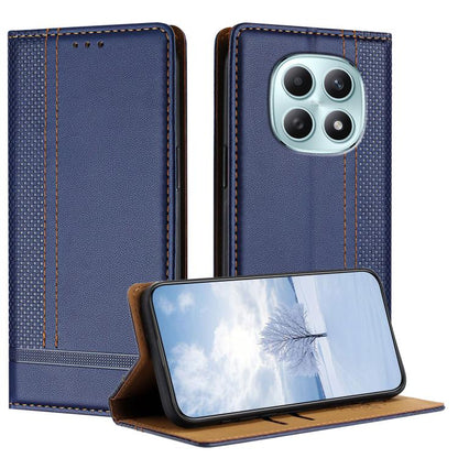 Stitching Design Scratch-Resistant Vegan Leather Phone Case, For Redmi K90 Max 5G, For Redmi 15a 5G, For Redmi A7 Pro 4G 171mm, For Redmi Turbo 5 Max 5G, For Redmi Turbo 5 5G / Poco X8 Pro 5G, For Redmi Note 15 Pro+ 5G Global 163.3                     ...