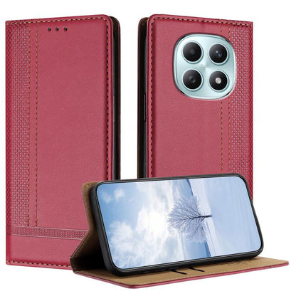 Stitching Design Scratch-Resistant Vegan Leather Phone Case, For Redmi K90 Max 5G, For Redmi 15a 5G, For Redmi A7 Pro 4G 171mm, For Redmi Turbo 5 Max 5G, For Redmi Turbo 5 5G / Poco X8 Pro 5G, For Redmi Note 15 Pro+ 5G Global 163.3                     ...