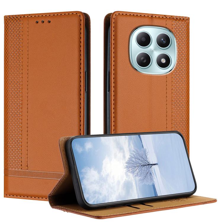 Stitching Design Scratch-Resistant Vegan Leather Phone Case, For Redmi K90 Max 5G, For Redmi 15a 5G, For Redmi A7 Pro 4G 171mm, For Redmi Turbo 5 Max 5G, For Redmi Turbo 5 5G / Poco X8 Pro 5G, For Redmi Note 15 Pro+ 5G Global 163.3                     ...