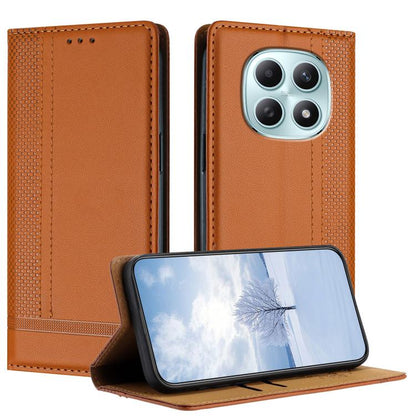 Stitching Design Scratch-Resistant Vegan Leather Phone Case, For Redmi K90 Max 5G, For Redmi 15a 5G, For Redmi A7 Pro 4G 171mm, For Redmi Turbo 5 Max 5G, For Redmi Turbo 5 5G / Poco X8 Pro 5G, For Redmi Note 15 Pro+ 5G Global 163.3                     ...