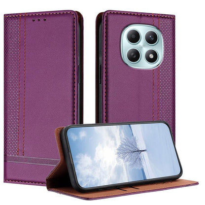 Stitching Design Scratch-Resistant Vegan Leather Phone Case, For Redmi K90 Max 5G, For Redmi 15a 5G, For Redmi A7 Pro 4G 171mm, For Redmi Turbo 5 Max 5G, For Redmi Turbo 5 5G / Poco X8 Pro 5G, For Redmi Note 15 Pro+ 5G Global 163.3                     ...