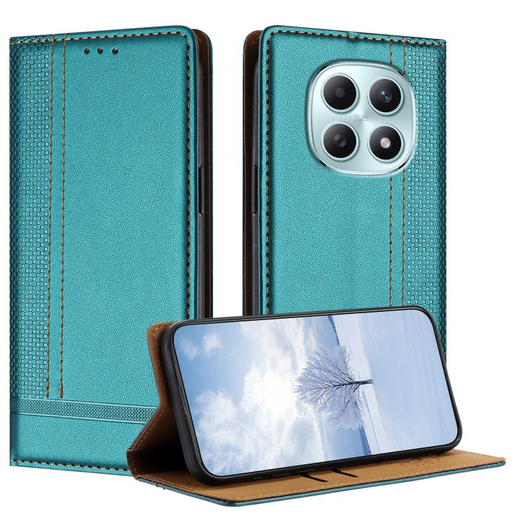 Stitching Design Scratch-Resistant Vegan Leather Phone Case, For Redmi K90 Max 5G, For Redmi 15a 5G, For Redmi A7 Pro 4G 171mm, For Redmi Turbo 5 Max 5G, For Redmi Turbo 5 5G / Poco X8 Pro 5G, For Redmi Note 15 Pro+ 5G Global 163.3                     ...