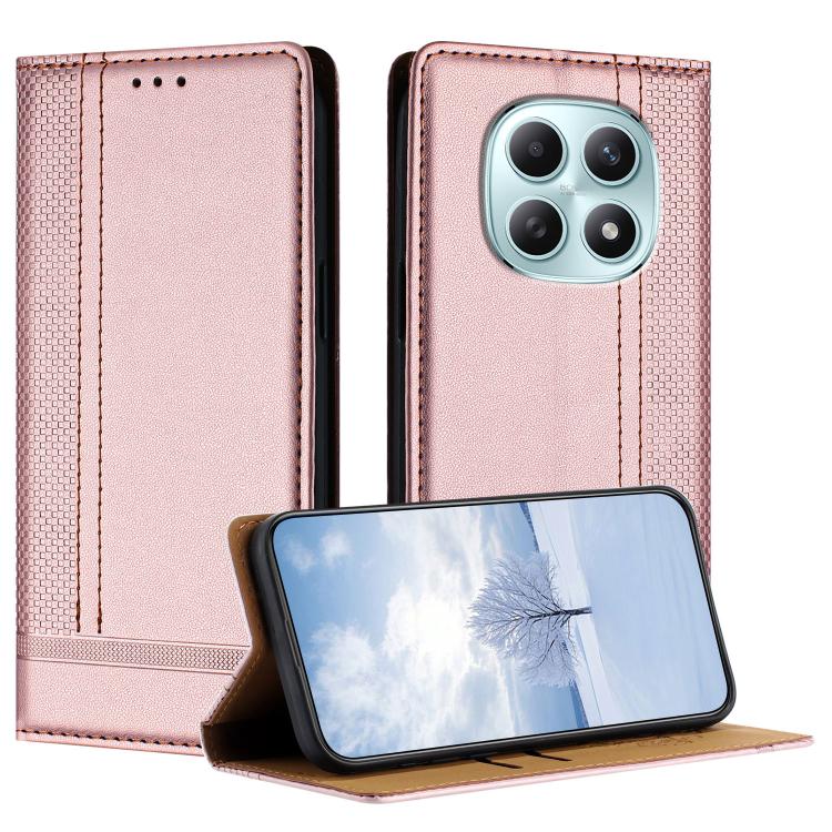 Stitching Design Scratch-Resistant Vegan Leather Phone Case, For Redmi K90 Max 5G, For Redmi 15a 5G, For Redmi A7 Pro 4G 171mm, For Redmi Turbo 5 Max 5G, For Redmi Turbo 5 5G / Poco X8 Pro 5G, For Redmi Note 15 Pro+ 5G Global 163.3                     ...