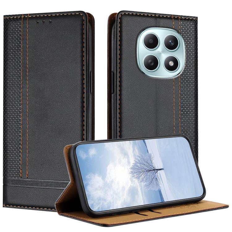 Stitching Design Scratch-Resistant Vegan Leather Phone Case, For Redmi K90 Max 5G, For Redmi 15a 5G, For Redmi A7 Pro 4G 171mm, For Redmi Turbo 5 Max 5G, For Redmi Turbo 5 5G / Poco X8 Pro 5G, For Redmi Note 15 Pro+ 5G Global 163.3                     ...