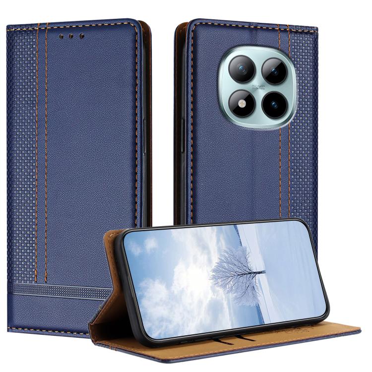 Stitching Design Scratch-Resistant Vegan Leather Phone Case, For Redmi K90 Max 5G, For Redmi 15a 5G, For Redmi A7 Pro 4G 171mm, For Redmi Turbo 5 Max 5G, For Redmi Turbo 5 5G / Poco X8 Pro 5G, For Redmi Note 15 Pro+ 5G Global 163.3                     ...