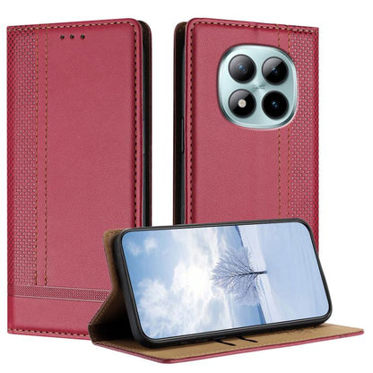 Stitching Design Scratch-Resistant Vegan Leather Phone Case, For Redmi K90 Max 5G, For Redmi 15a 5G, For Redmi A7 Pro 4G 171mm, For Redmi Turbo 5 Max 5G, For Redmi Turbo 5 5G / Poco X8 Pro 5G, For Redmi Note 15 Pro+ 5G Global 163.3                     ...