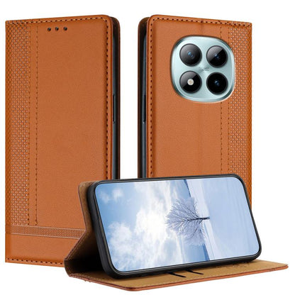 Stitching Design Scratch-Resistant Vegan Leather Phone Case, For Redmi K90 Max 5G, For Redmi 15a 5G, For Redmi A7 Pro 4G 171mm, For Redmi Turbo 5 Max 5G, For Redmi Turbo 5 5G / Poco X8 Pro 5G, For Redmi Note 15 Pro+ 5G Global 163.3                     ...