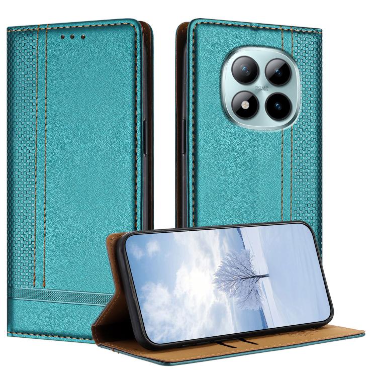Stitching Design Scratch-Resistant Vegan Leather Phone Case, For Redmi K90 Max 5G, For Redmi 15a 5G, For Redmi A7 Pro 4G 171mm, For Redmi Turbo 5 Max 5G, For Redmi Turbo 5 5G / Poco X8 Pro 5G, For Redmi Note 15 Pro+ 5G Global 163.3                     ...