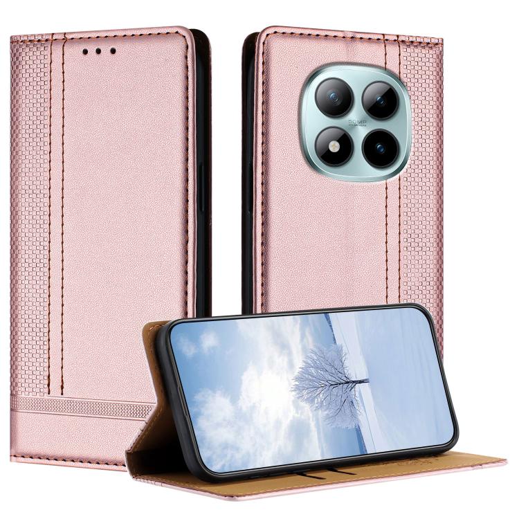 Stitching Design Scratch-Resistant Vegan Leather Phone Case, For Redmi K90 Max 5G, For Redmi 15a 5G, For Redmi A7 Pro 4G 171mm, For Redmi Turbo 5 Max 5G, For Redmi Turbo 5 5G / Poco X8 Pro 5G, For Redmi Note 15 Pro+ 5G Global 163.3                     ...