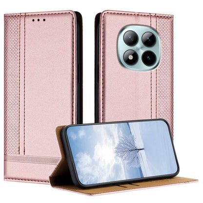 Stitching Design Scratch-Resistant Vegan Leather Phone Case, For Redmi K90 Max 5G, For Redmi 15a 5G, For Redmi A7 Pro 4G 171mm, For Redmi Turbo 5 Max 5G, For Redmi Turbo 5 5G / Poco X8 Pro 5G, For Redmi Note 15 Pro+ 5G Global 163.3                     ...