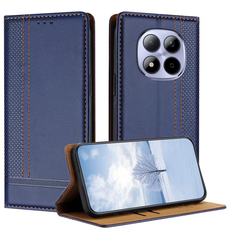 Stitching Design Scratch-Resistant Vegan Leather Phone Case, For Redmi K90 Max 5G, For Redmi 15a 5G, For Redmi A7 Pro 4G 171mm, For Redmi Turbo 5 Max 5G, For Redmi Turbo 5 5G / Poco X8 Pro 5G, For Redmi Note 15 Pro+ 5G Global 163.3                     ...