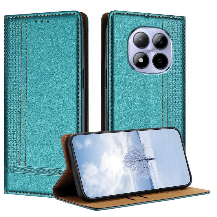 Stitching Design Scratch-Resistant Vegan Leather Phone Case, For Redmi K90 Max 5G, For Redmi 15a 5G, For Redmi A7 Pro 4G 171mm, For Redmi Turbo 5 Max 5G, For Redmi Turbo 5 5G / Poco X8 Pro 5G, For Redmi Note 15 Pro+ 5G Global 163.3                     ...