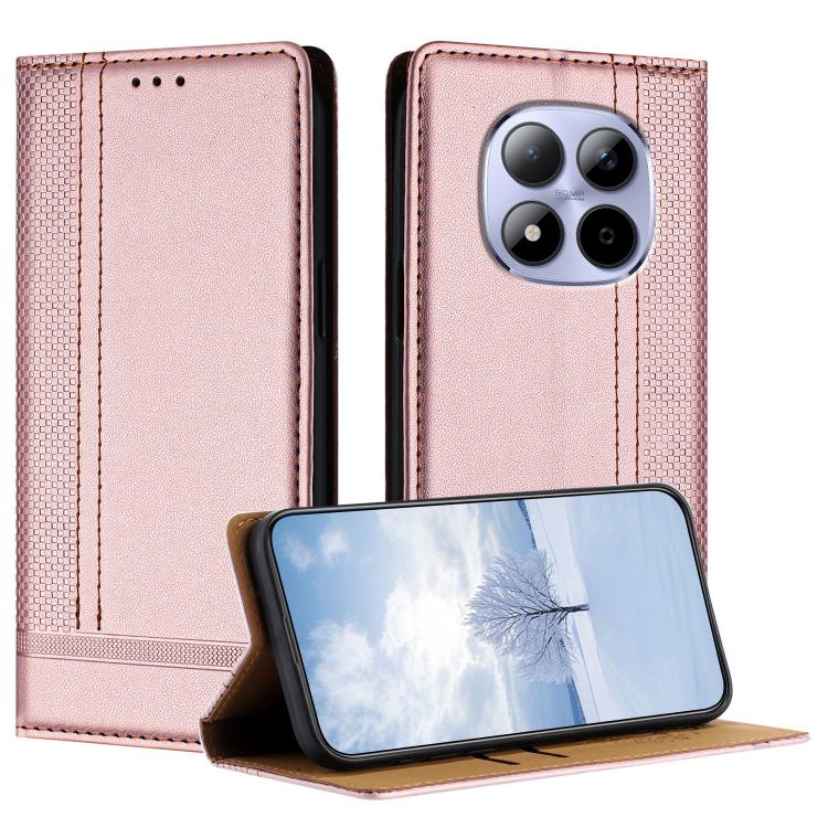 Stitching Design Scratch-Resistant Vegan Leather Phone Case, For Redmi K90 Max 5G, For Redmi 15a 5G, For Redmi A7 Pro 4G 171mm, For Redmi Turbo 5 Max 5G, For Redmi Turbo 5 5G / Poco X8 Pro 5G, For Redmi Note 15 Pro+ 5G Global 163.3                     ...