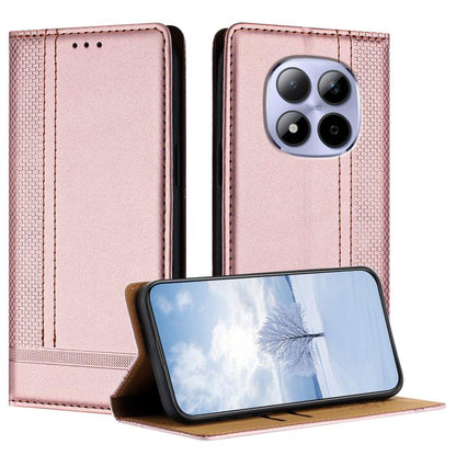 Stitching Design Scratch-Resistant Vegan Leather Phone Case, For Redmi K90 Max 5G, For Redmi 15a 5G, For Redmi A7 Pro 4G 171mm, For Redmi Turbo 5 Max 5G, For Redmi Turbo 5 5G / Poco X8 Pro 5G, For Redmi Note 15 Pro+ 5G Global 163.3                     ...