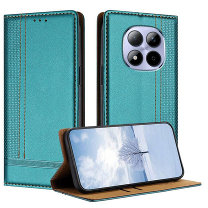 Stitching Design Scratch-Resistant Vegan Leather Phone Case, For Redmi K90 Max 5G, For Redmi 15a 5G, For Redmi A7 Pro 4G 171mm, For Redmi Turbo 5 Max 5G, For Redmi Turbo 5 5G / Poco X8 Pro 5G, For Redmi Note 15 Pro+ 5G Global 163.3                     ...