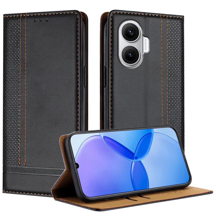Stitching Design Scratch-Resistant Vegan Leather Phone Case, For Redmi 15 5G Global/15 4G SEA 169.5mm, For Redmi 15 5G / 4G EU 171mm, For Redmi 15C 5G / 4G Global 171, For Redmi A5 4G 173.3mm, For Redmi A5 4G 171.7mm / Poco C71                         ...