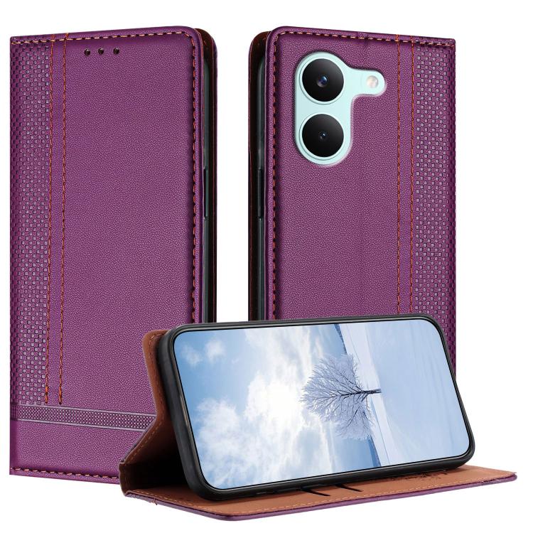 Stitching Design Scratch-Resistant Vegan Leather Phone Case, For Redmi K90 Max 5G, For Redmi 15a 5G, For Redmi A7 Pro 4G 171mm, For Redmi Turbo 5 Max 5G, For Redmi Turbo 5 5G / Poco X8 Pro 5G, For Redmi Note 15 Pro+ 5G Global 163.3                     ...