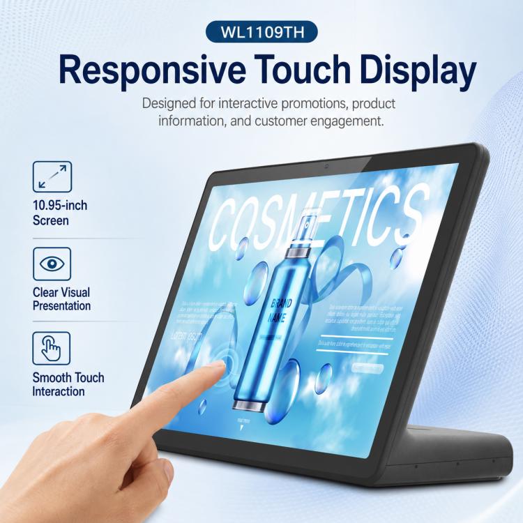 WL1109TH 10.95 inch Android OS Commercial Smart Touch Tablet PC, EU Plug, UK Plug, US Plug