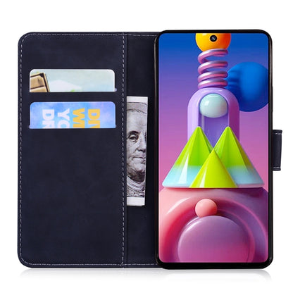 Tiger Embossing Pattern Horizontal Flip Leather Case with Holder & Card Slots & Wallet, For Samsung Galaxy M51