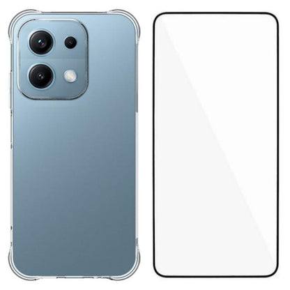 WANLONFENG Transparent Four-Corner Shockproof TPU Phone Case with Screen Film, For Redmi A7 Pro 4G 171mm / Poco C85x 5G, For Redmi 15a 5G, For Redmi Turbo 5 Max / Poco X8 Pro Max 5G, For Redmi Turbo 5 / Xiaomi Poco X8 Pro 5G                            ...