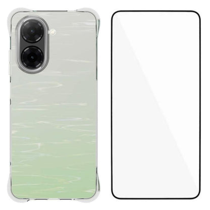 WANLONFENG Transparent Four-Corner Shockproof TPU Phone Case with Screen Film, For Redmi A7 Pro 4G 171mm / Poco C85x 5G, For Redmi 15a 5G, For Redmi Turbo 5 Max / Poco X8 Pro Max 5G, For Redmi Turbo 5 / Xiaomi Poco X8 Pro 5G                            ...