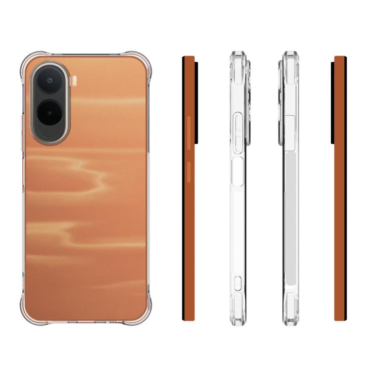 WANLONFENG Transparent Four-Corner Shockproof TPU Phone Case with Screen Film, For Redmi A7 Pro 4G 171mm / Poco C85x 5G, For Redmi 15a 5G, For Redmi Turbo 5 Max / Poco X8 Pro Max 5G, For Redmi Turbo 5 / Xiaomi Poco X8 Pro 5G                            ...