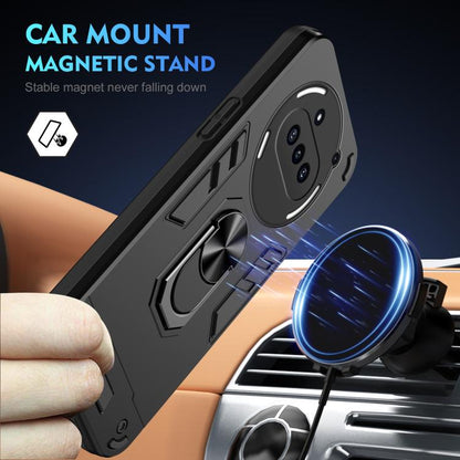 WANLONFENG Armor Kickstand Shockproof Phone Case with 2pcs Screen Films, For Nothing Phone 3a