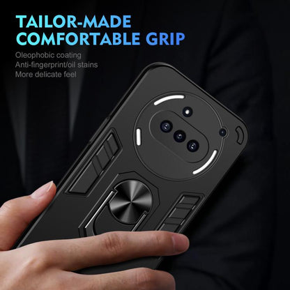 WANLONFENG Armor Kickstand Shockproof Phone Case with 2pcs Screen Films, For Nothing Phone 3a