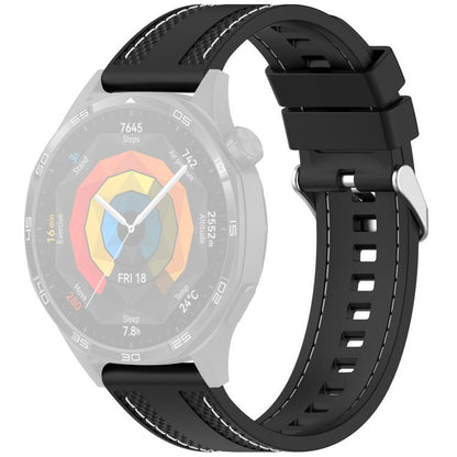 xDfind Stitching Silicone Sport Watch Band, 22mm