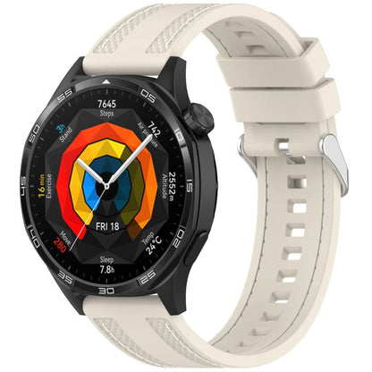 xDfind Stitching Silicone Sport Watch Band, 22mm