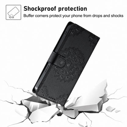 Totem Embossed Magnetic Closure Vegan Leather Phone Case with Strap, For Galaxy S20+ 5G, For Galaxy S20