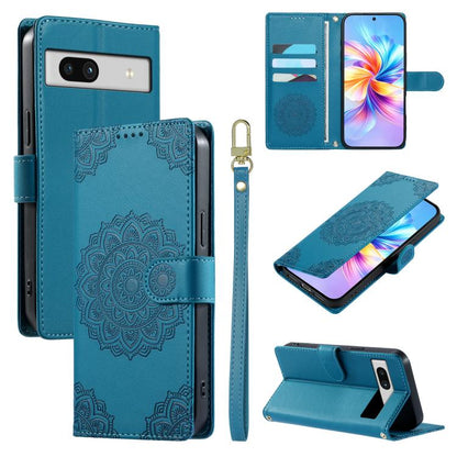 Totem Embossed Magnetic Closure Vegan Leather Phone Case with Strap, For Google Pixel 11 Pro XL, For Google Pixel 11 / 11 Pro, For Google Pixel 10a, For Google Pixel 9a, For Google Pixel 9 Pro XL, For Google Pixel 9, For Google Pixel 8a                ...