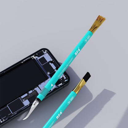 RF4 RF-KB11 3D Tin Scraping Blade and Anti-Static Glue Removal Brush Set, RF-KB11