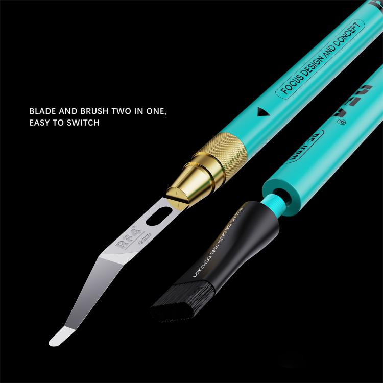 RF4 RF-KB11 3D Tin Scraping Blade and Anti-Static Glue Removal Brush Set, RF-KB11