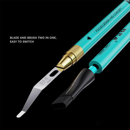 RF4 RF-KB11 3D Tin Scraping Blade and Anti-Static Glue Removal Brush Set, RF-KB11