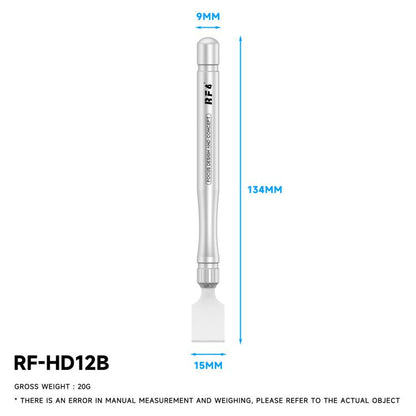 RF4 RF-HD12B Non-Magnetic Ceramic Squeegee Knife for PCB Solder Tin Removal, RF-HD12B