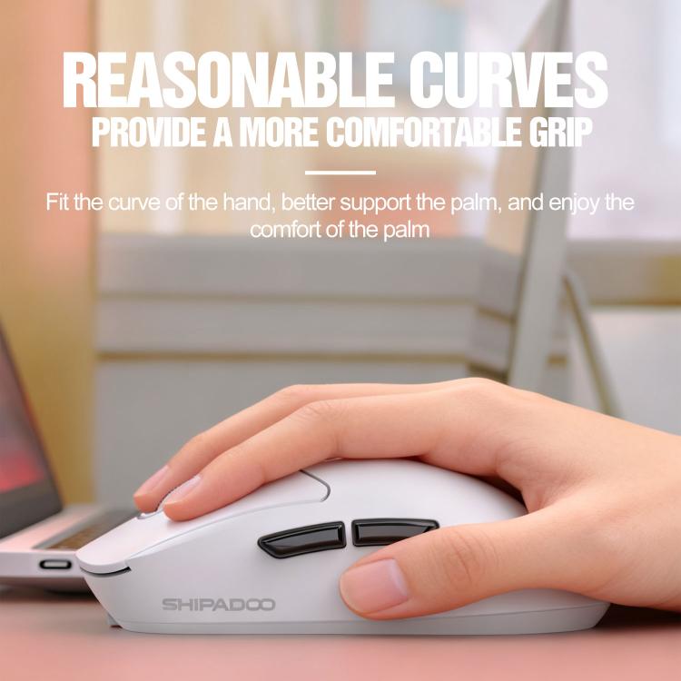 SHIPADOO A7 2.4GHzx Wireless BT Dual-Mode Mouse