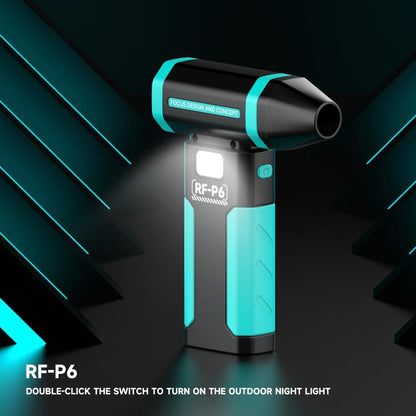 RF4 RF-P6 Portable Rechargeable Mini Powerful Dust Removal Fan with Night Light