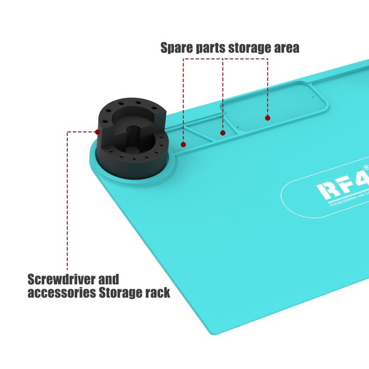 RF4 RF-PO15 Multifunctional High Temperature Resistant Silicone Pad with Storage Stand