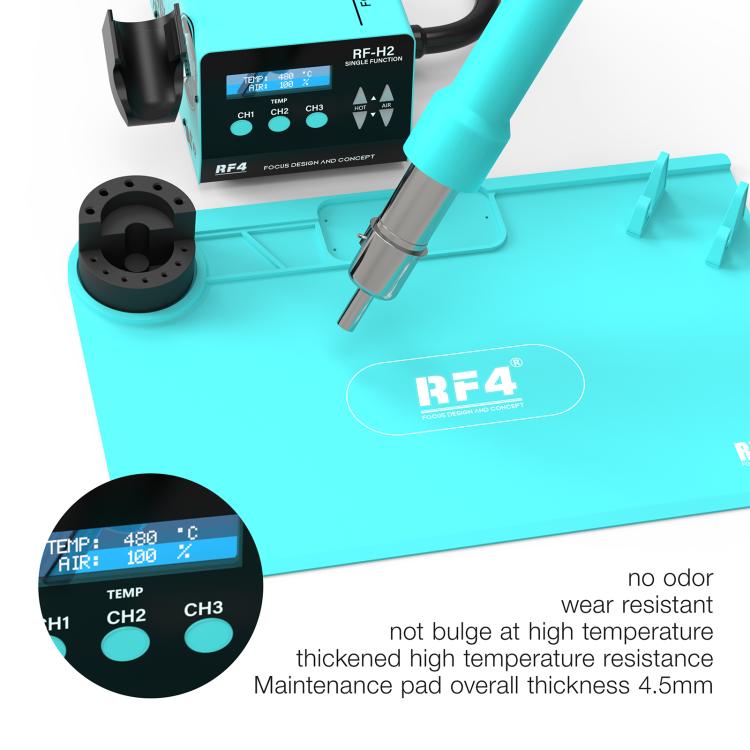 RF4 RF-PO15 Multifunctional High Temperature Resistant Silicone Pad with Storage Stand