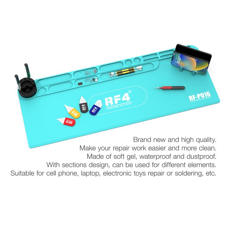 RF4 RF-PO16 Long Multi-functional High Temperature Resistant Silicone Pad with Storage Stand