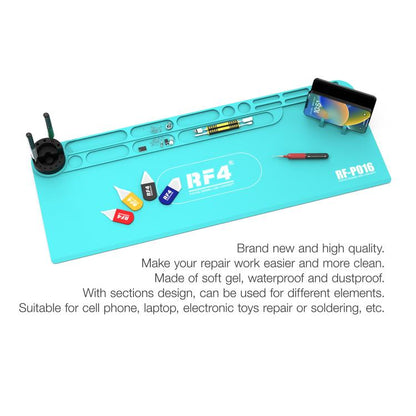 RF4 RF-PO16 Long Multi-functional High Temperature Resistant Silicone Pad with Storage Stand