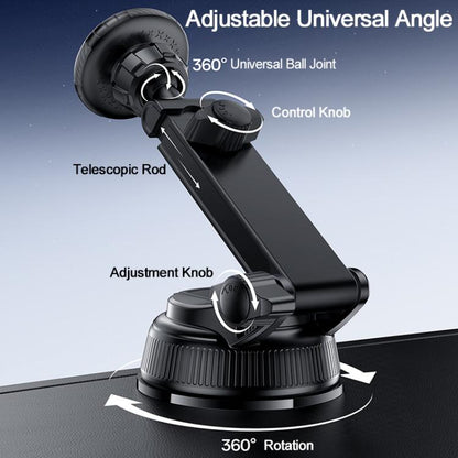 Yesido C276 Car Suction Cup Magnetic Phone Holder, C276
