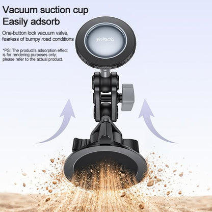 Yesido C281 Car Suction Cup Strong Magnetic Phone Shooting Holder Standard Version, C281