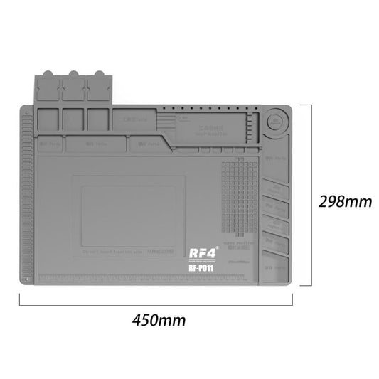 Coussinet isolant en silicone résistant aux hautes températures RF4 RF-PO11, RF-PO11