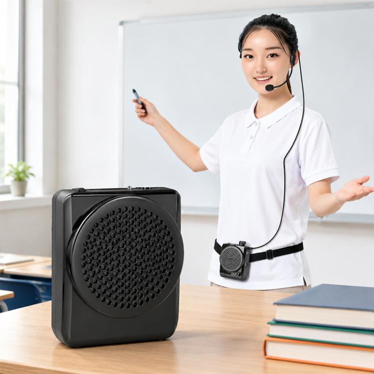 J-801 Portable Waist Hanging Microphone Teaching Voice Amplifier, J-801